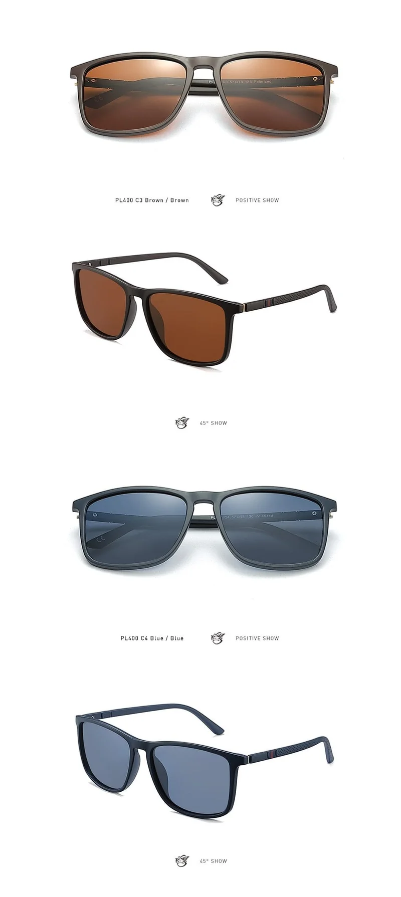 Polarisierte Sonnenbrille für Herren, zum Autofahren, Sonnenbrille für Männer, Vintage, Reisen, Angeln, klassische Sonnenbrille, 400