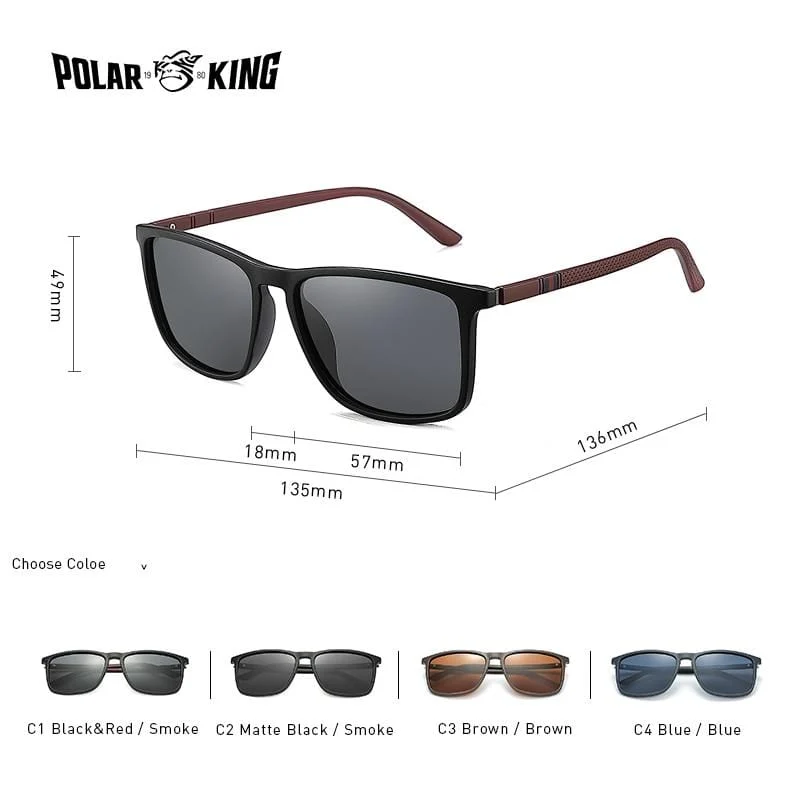Polarisierte Sonnenbrille für Herren, zum Autofahren, Sonnenbrille für Männer, Vintage, Reisen, Angeln, klassische Sonnenbrille, 400