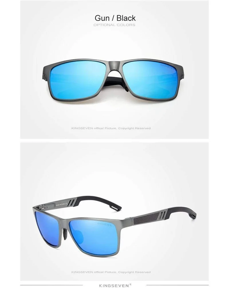 Polarisierte Sonnenbrille für Männer aus Aluminium-Magnesium, Sonnenbrille für Autofahrer, rechteckige Sonnenbrillen für Männer, Oculos Masculino