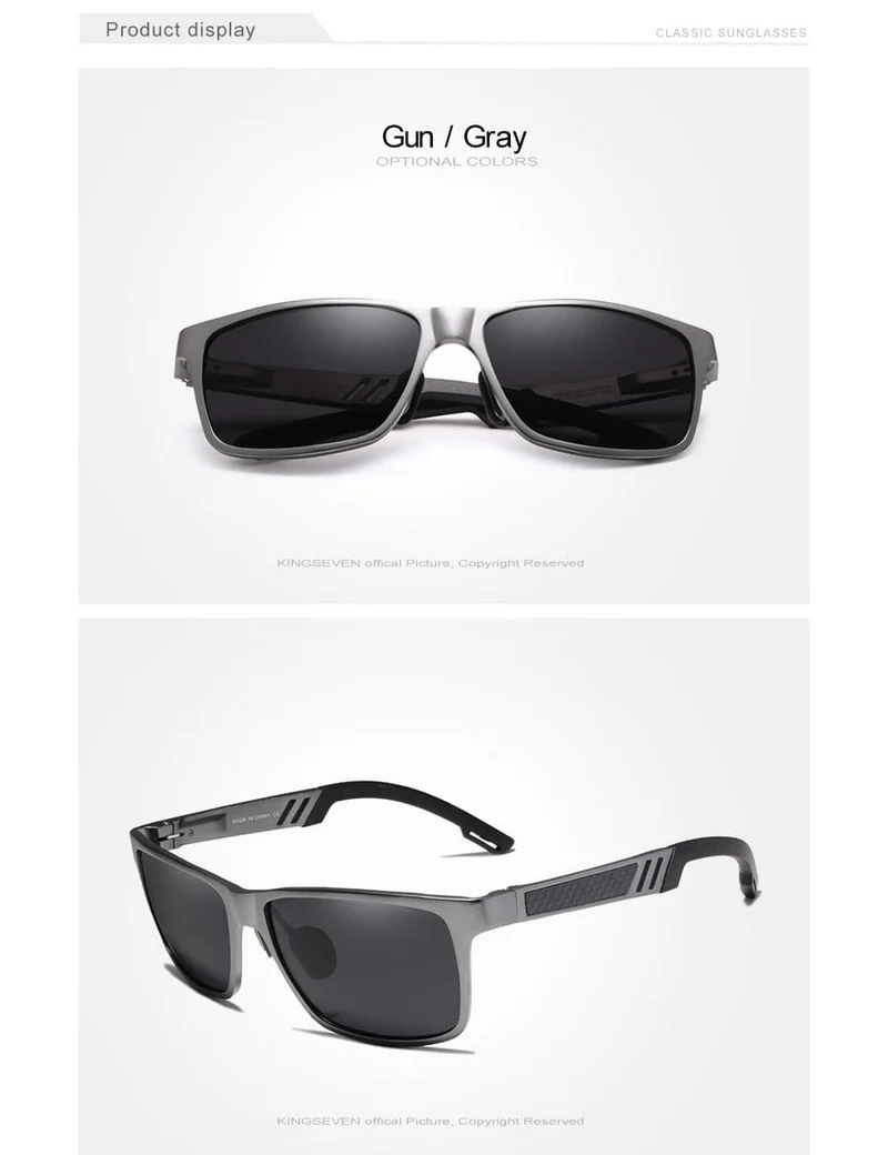 Polarisierte Sonnenbrille für Männer aus Aluminium-Magnesium, Sonnenbrille für Autofahrer, rechteckige Sonnenbrillen für Männer, Oculos Masculino