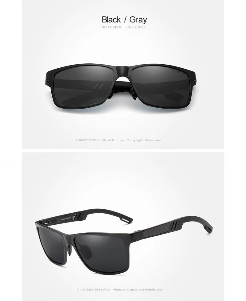 Polarisierte Sonnenbrille für Männer aus Aluminium-Magnesium, Sonnenbrille für Autofahrer, rechteckige Sonnenbrillen für Männer, Oculos Masculino