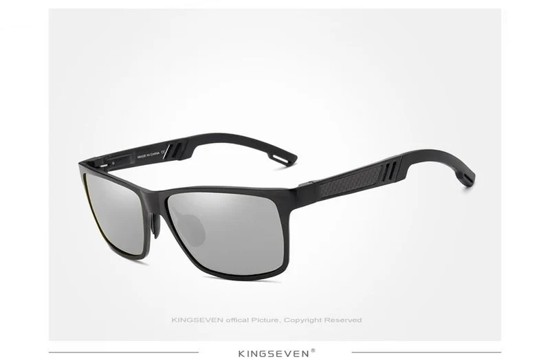 Polarisierte Sonnenbrille für Männer aus Aluminium-Magnesium, Sonnenbrille für Autofahrer, rechteckige Sonnenbrillen für Männer, Oculos Masculino