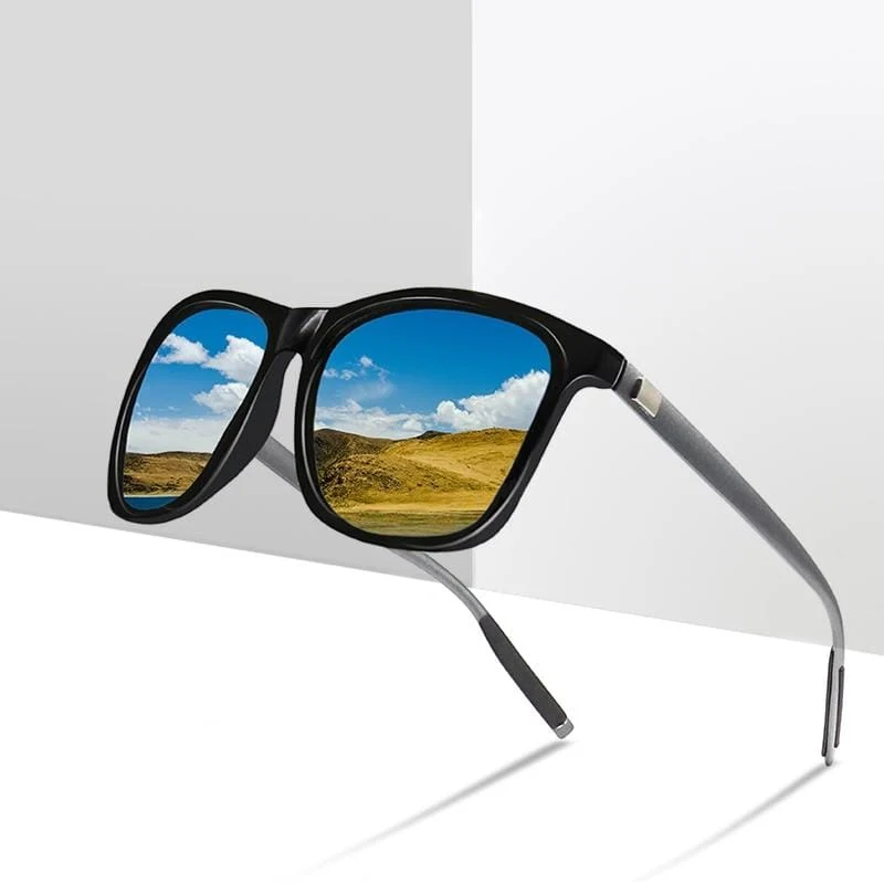 UV400 Sonnenbrille Männer Blendende Farbe Fahrer Klassische Retro Marke Designer Licht Flexible Sonne Glas Oculos De Sol