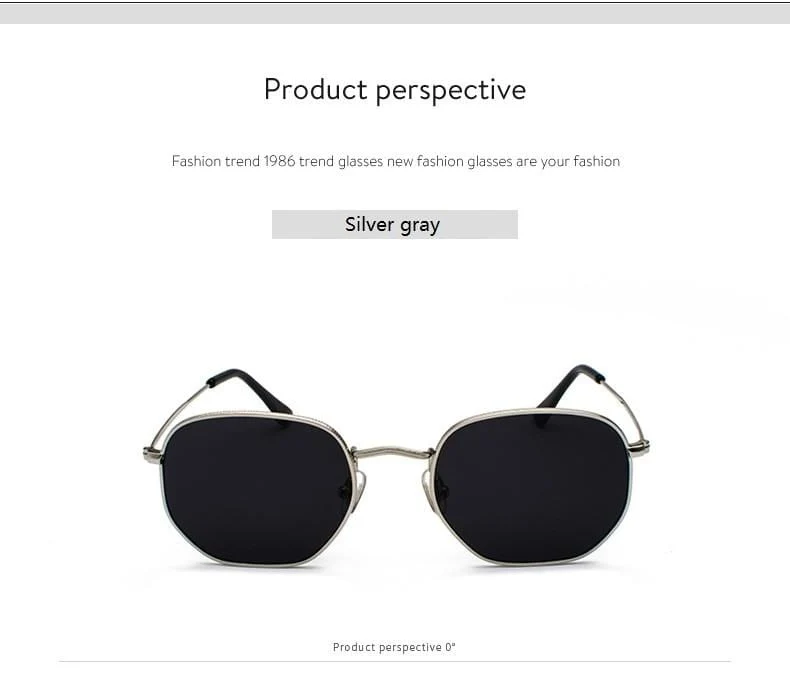 Männer Sunglases Hexagon sonnenbrille NEUE Frauen Metall Rahmen Angeln Brille Gold tee Brillen lentes de sol hombre okulary UV400