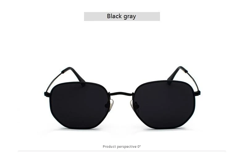 Männer Sunglases Hexagon sonnenbrille NEUE Frauen Metall Rahmen Angeln Brille Gold tee Brillen lentes de sol hombre okulary UV400