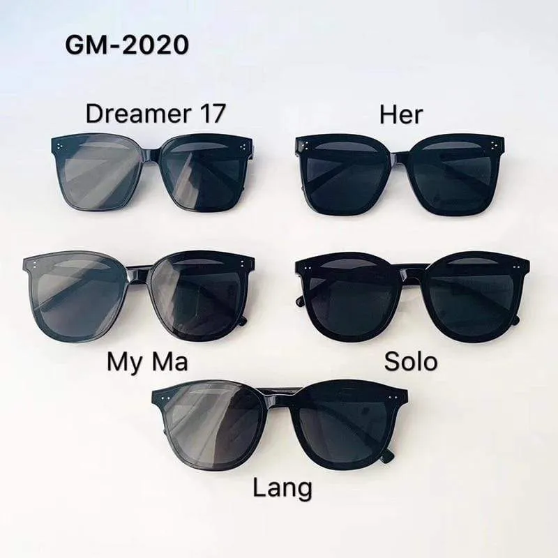 Designer Her Myma Solo Lang Sonnenbrille Vintage Damen Oculos Flache Linse Sonnenbrille für Männer Frauen
