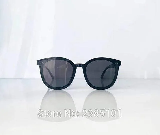 Designer Her Myma Solo Lang Sonnenbrille Vintage Damen Oculos Flache Linse Sonnenbrille für Männer Frauen