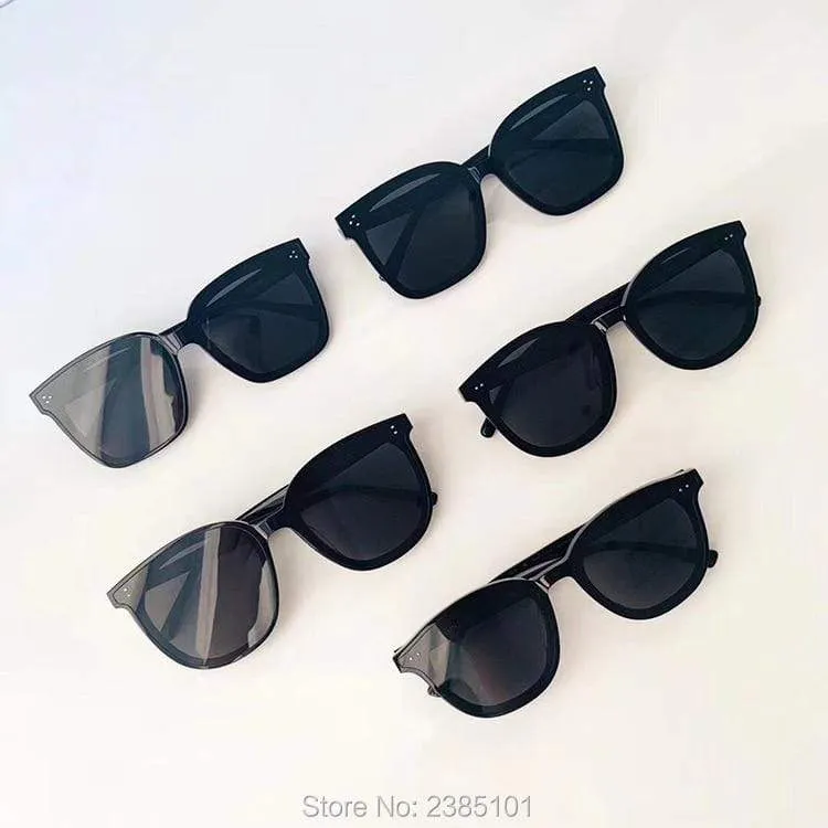 Designer Her Myma Solo Lang Sonnenbrille Vintage Damen Oculos Flache Linse Sonnenbrille für Männer Frauen