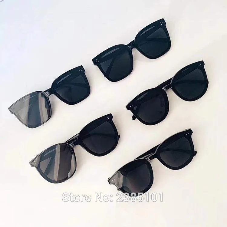 Designer Her Myma Solo Lang Sonnenbrille Vintage Damen Oculos Flache Linse Sonnenbrille für Männer Frauen