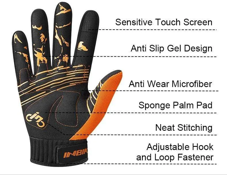 Finger MTB Handschuhe Touchscreen Fahrradhandschuhe Anti-Rutsch Fahrradhandschuhe für Männer Frauen Sport Motorrad MTB Fahrradhandschuh