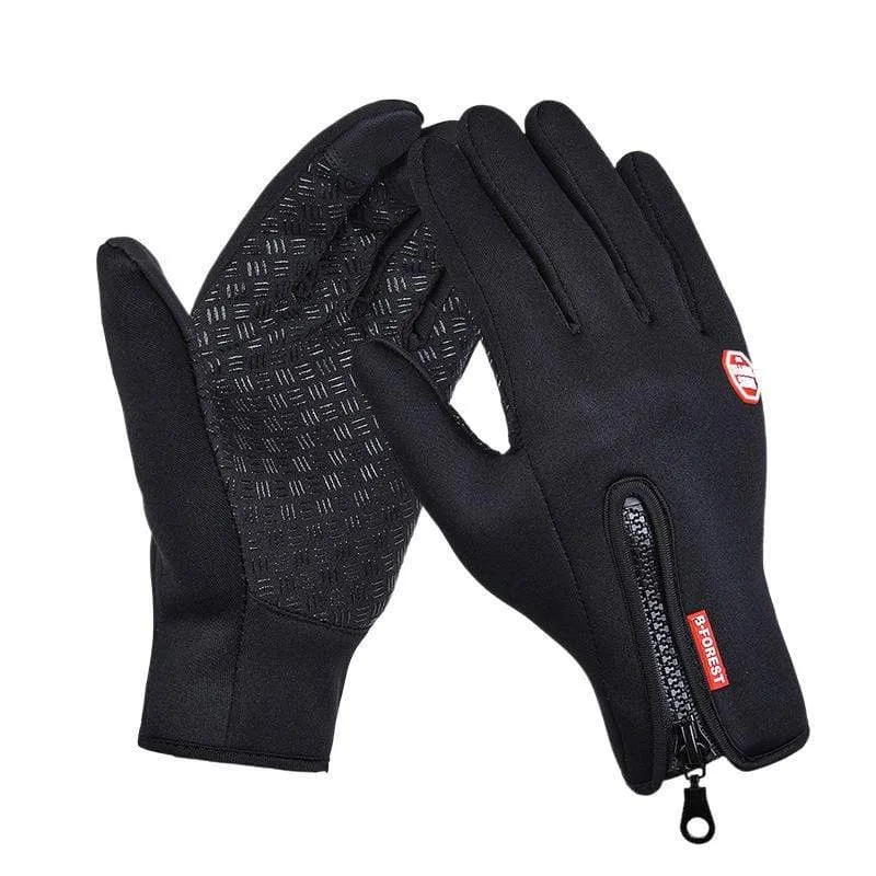 Windstopper Wasserdichte Handschuhe Fahrradhandschuhe Winter Vollfinger Reithandschuhe Warme Angel GEL Handschuhe