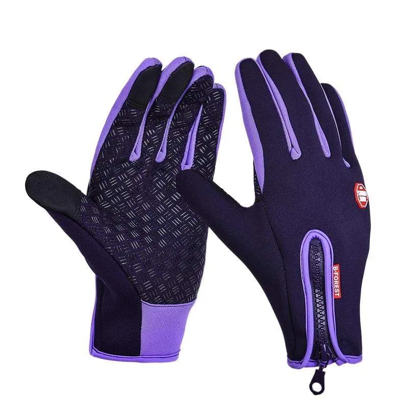 Windstopper Wasserdichte Handschuhe Fahrradhandschuhe Winter Vollfinger Reithandschuhe Warme Angel GEL Handschuhe