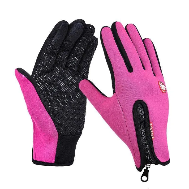 Windstopper Wasserdichte Handschuhe Fahrradhandschuhe Winter Vollfinger Reithandschuhe Warme Angel GEL Handschuhe