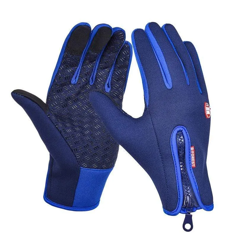 Windstopper Wasserdichte Handschuhe Fahrradhandschuhe Winter Vollfinger Reithandschuhe Warme Angel GEL Handschuhe