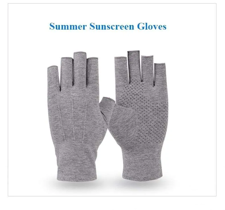 Handschuhe Halbfinger Mann Frau Frühling Sommer Neue Dünne Stil Rutschfeste Autofahren Halbfinger Handschuhe Unisex SZ109N