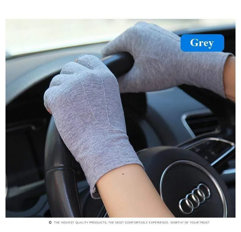 Handschuhe Halbfinger Mann Frau Frühling Sommer Neue Dünne Stil Rutschfeste Autofahren Halbfinger Handschuhe Unisex SZ109N