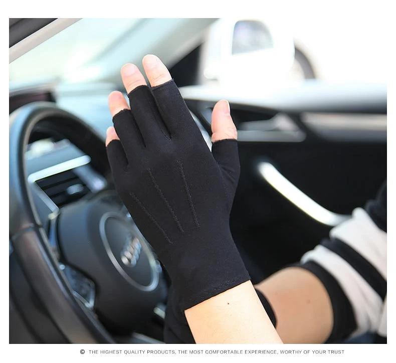 Handschuhe Halbfinger Mann Frau Frühling Sommer Neue Dünne Stil Rutschfeste Autofahren Halbfinger Handschuhe Unisex SZ109N