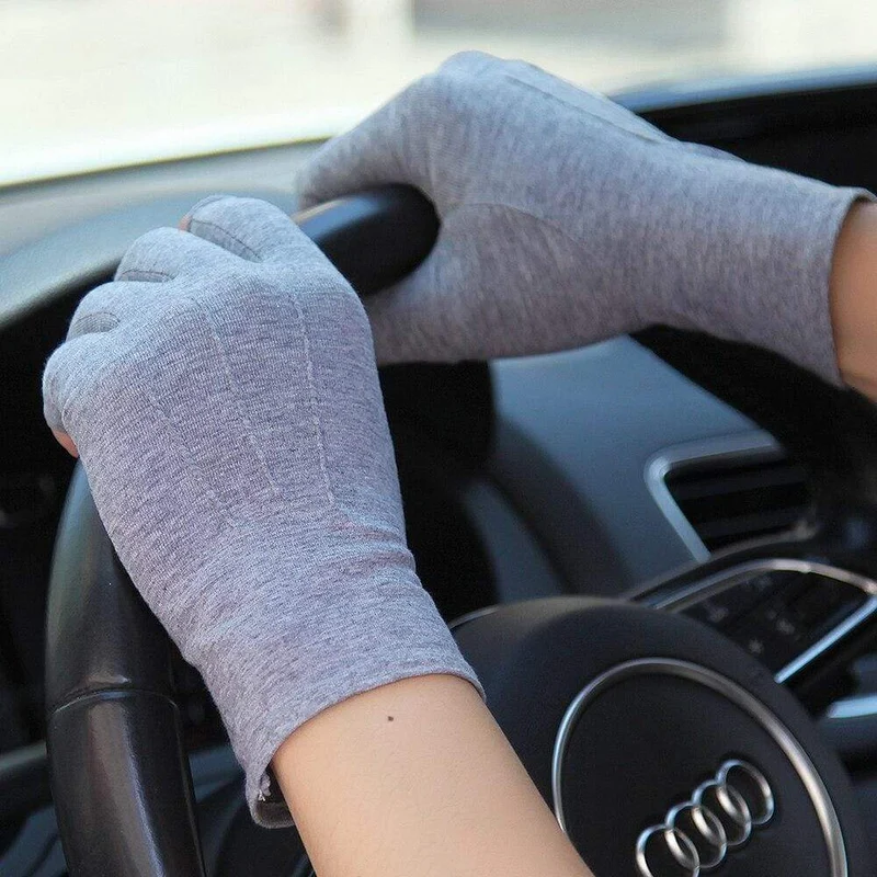 Handschuhe Halbfinger Mann Frau Frühling Sommer Neue Dünne Stil Rutschfeste Autofahren Halbfinger Handschuhe Unisex SZ109N