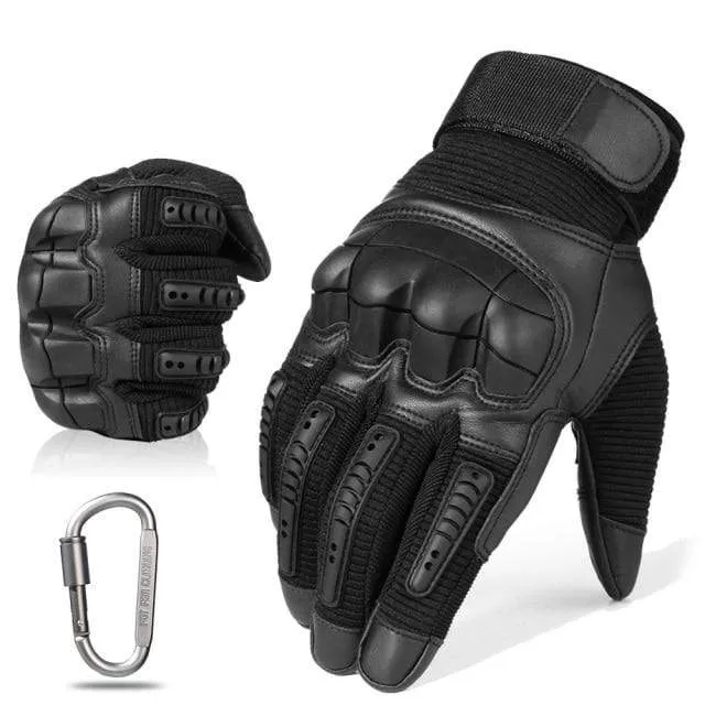 Schwarz Moto Motocross Handschuh Männer Leder Motorrad Vollfinger Handschuhe Radfahren Fahrrad Reiten BMX Enduro Arbeit Fäustlinge Sommer