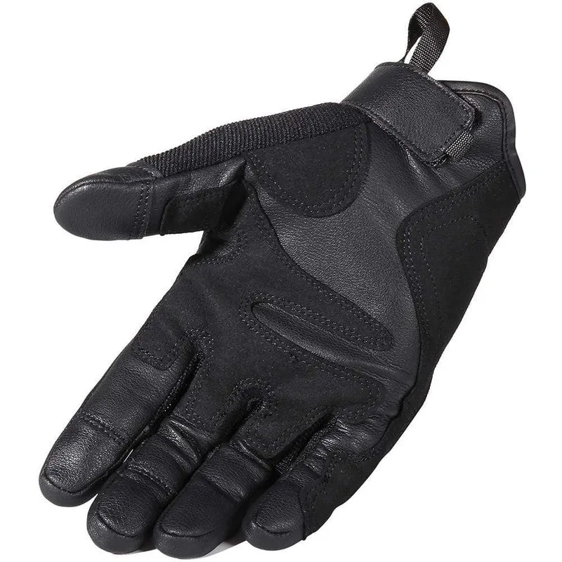 Schwarz Moto Motocross Handschuh Männer Leder Motorrad Vollfinger Handschuhe Radfahren Fahrrad Reiten BMX Enduro Arbeit Fäustlinge Sommer