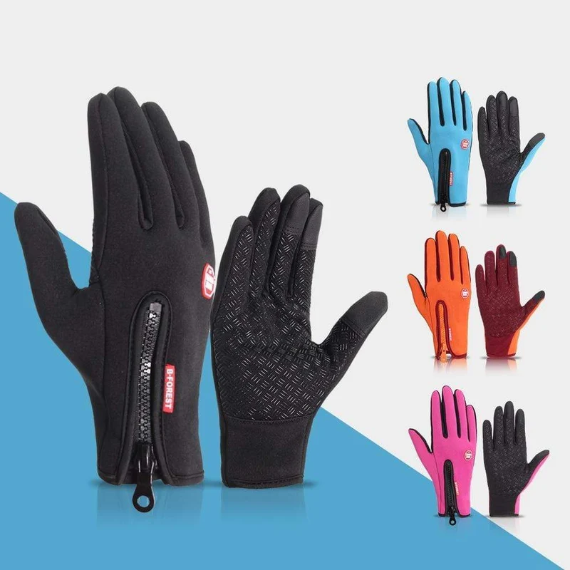 Winter Warme Fahrradhandschuhe Fitness Hochwertige Männer Frauen Winddichte Fahrrad Motorrad Angelhandschuhe Vollfinger Touchscreen Ski