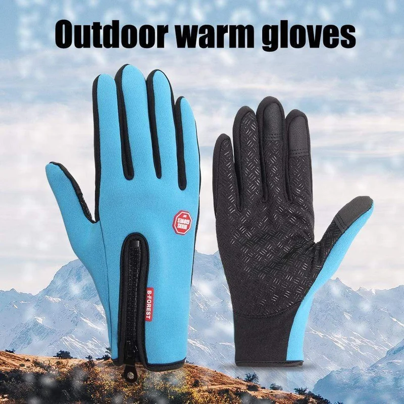 Winter Warme Fahrradhandschuhe Fitness Hochwertige Männer Frauen Winddichte Fahrrad Motorrad Angelhandschuhe Vollfinger Touchscreen Ski