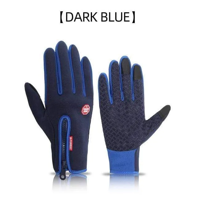 Winter Warme Fahrradhandschuhe Fitness Hochwertige Männer Frauen Winddichte Fahrrad Motorrad Angelhandschuhe Vollfinger Touchscreen Ski