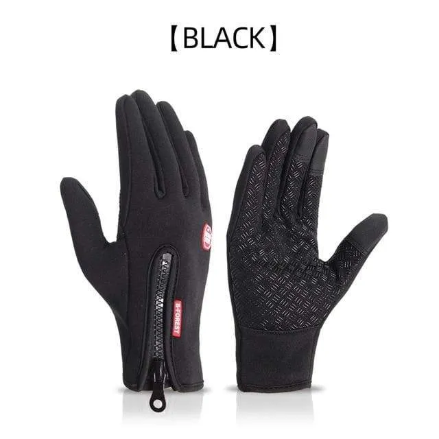 Winter Warme Fahrradhandschuhe Fitness Hochwertige Männer Frauen Winddichte Fahrrad Motorrad Angelhandschuhe Vollfinger Touchscreen Ski