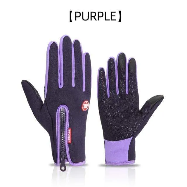 Winter Warme Fahrradhandschuhe Fitness Hochwertige Männer Frauen Winddichte Fahrrad Motorrad Angelhandschuhe Vollfinger Touchscreen Ski