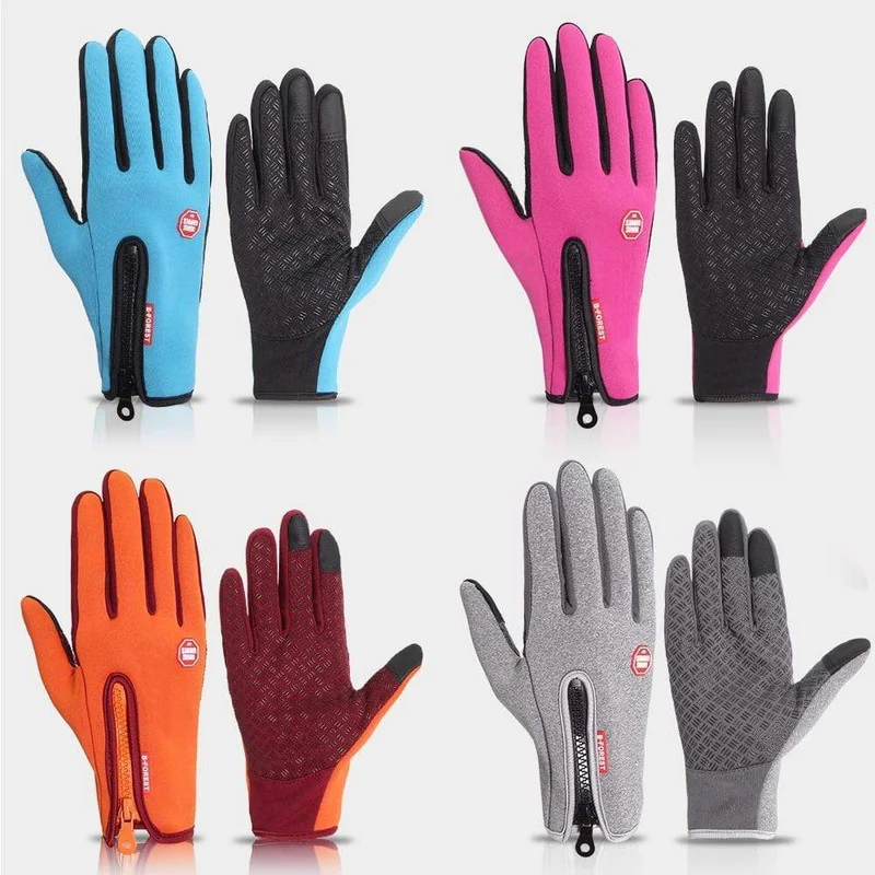 Winter Warme Fahrradhandschuhe Fitness Hochwertige Männer Frauen Winddichte Fahrrad Motorrad Angelhandschuhe Vollfinger Touchscreen Ski