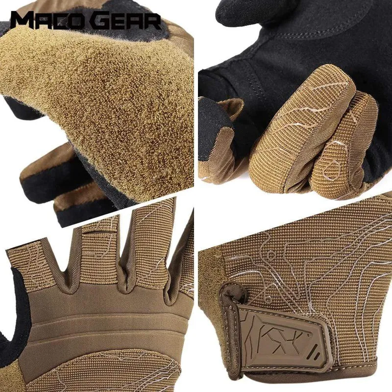 Taktische Handschuhe für Männer und Frauen, Vollfinger-Handschuhe, Touchscreen, Fäustlinge, Paintball, Jagd, Wandern, Schießen, Airsoft, Fahrrad