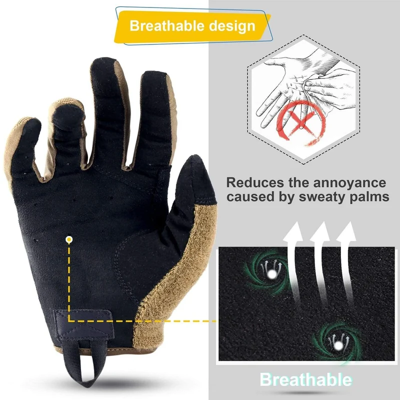 Taktische Handschuhe für Männer und Frauen, Vollfinger-Handschuhe, Touchscreen, Fäustlinge, Paintball, Jagd, Wandern, Schießen, Airsoft, Fahrrad