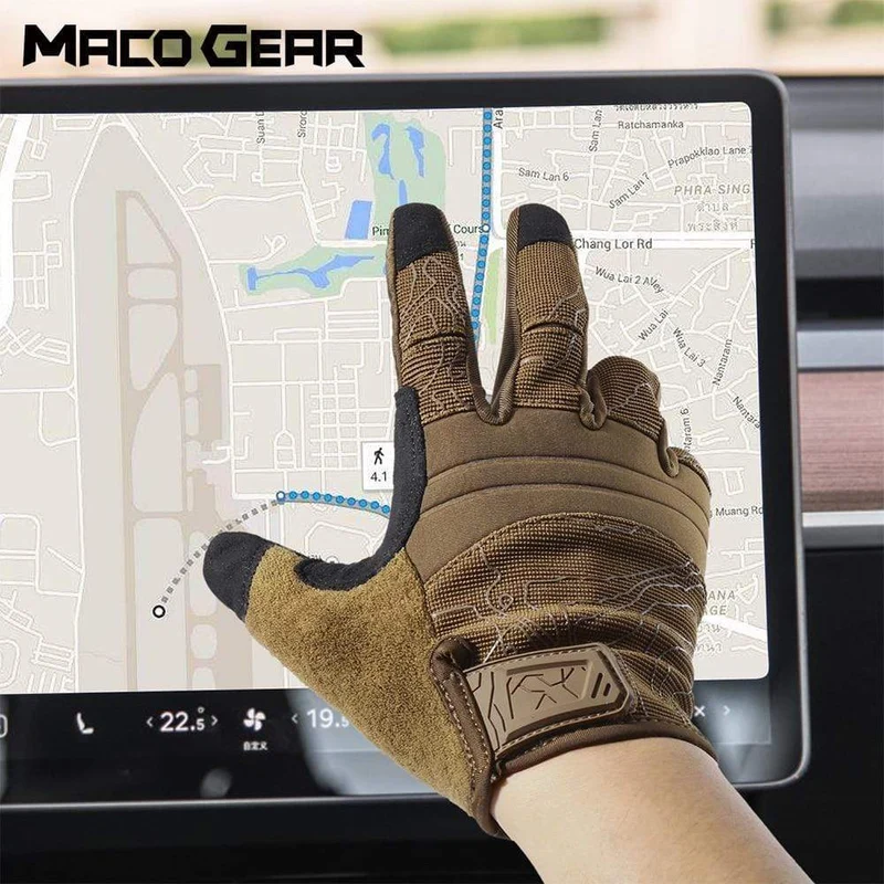 Taktische Handschuhe für Männer und Frauen, Vollfinger-Handschuhe, Touchscreen, Fäustlinge, Paintball, Jagd, Wandern, Schießen, Airsoft, Fahrrad