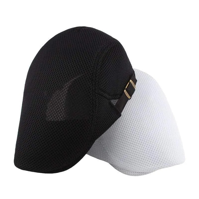 Sommer Herren Baskenmütze Einfarbig Hohl Mesh Cap Atmungsaktiv Einstellbar damen Sonnenhut