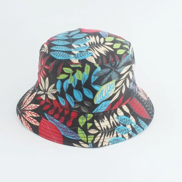 Galaxy Stars Print Panamahut Mütze Wende-Eimerhut Sommer Sonnenhüte für Damen Herren Gorro