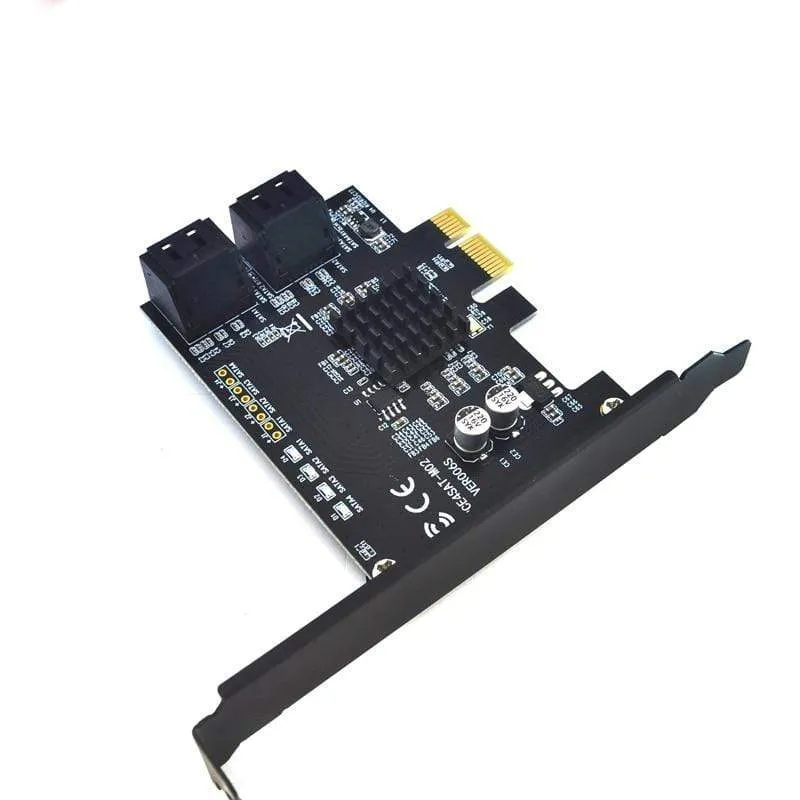 6/4 Port SATA III PCIe Karte, PCIe SATA III Controller Karte zu 6 GB/s interner Adapter Konverter PCI SATA 3.0 Erweiterungskarten-Riser