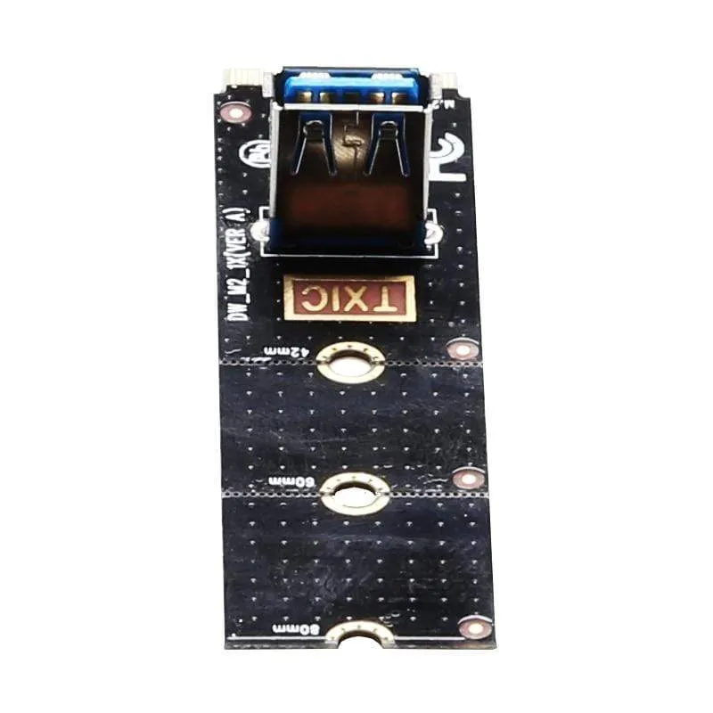 NGFF zu PCI-E Riser Card M2 Slot zu PCIe Erweiterungskarte Konverter USB 3.0 Extender Adapter für Grafikkarten für BTC Miner