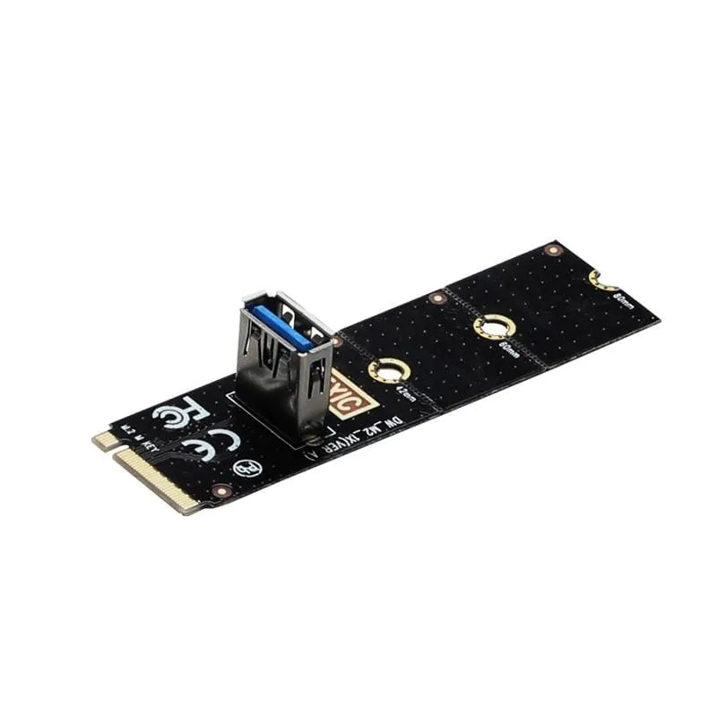 NGFF zu PCI-E Riser Card M2 Slot zu PCIe Erweiterungskarte Konverter USB 3.0 Extender Adapter für Grafikkarten für BTC Miner