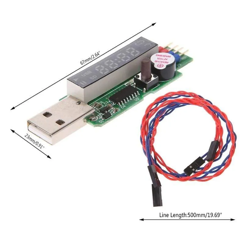 USB-Watchdog-Karte V9.0, automatischer Neustart des Computers, blauer Bildschirm, angehaltener automatischer Neustart des Miners mit transparenter Hülle