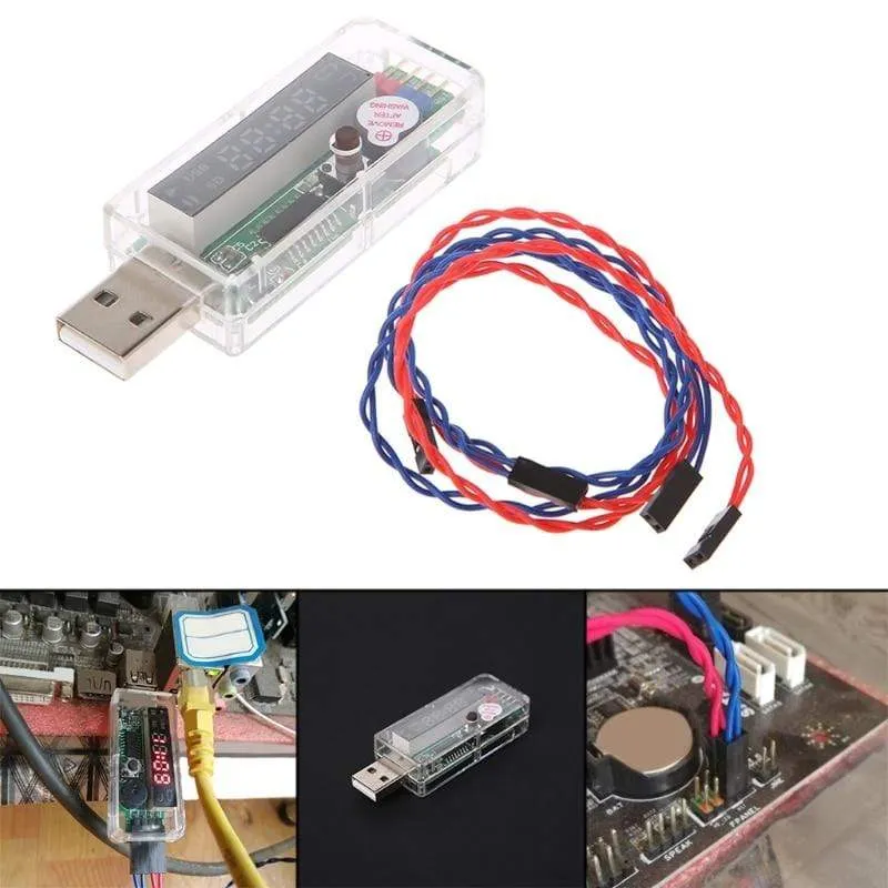 USB-Watchdog-Karte V9.0, automatischer Neustart des Computers, blauer Bildschirm, angehaltener automatischer Neustart des Miners mit transparenter Hülle