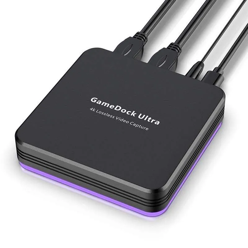 HDMI-Game-Capture-Karte, Live-Stream und Aufnahme in 4K30P oder 1080P 120 Hz, HDR-Video-Pass-Through mit bis zu 240 Bildern pro Sekunde, extrem niedrige Latenz