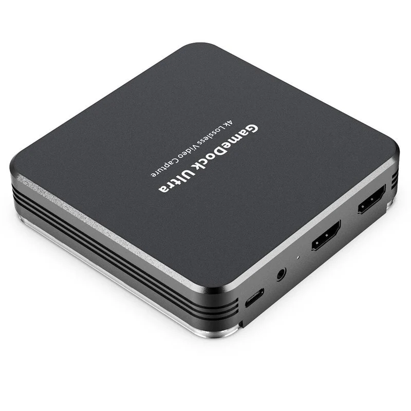 HDMI-Game-Capture-Karte, Live-Stream und Aufnahme in 4K30P oder 1080P 120 Hz, HDR-Video-Pass-Through mit bis zu 240 Bildern pro Sekunde, extrem niedrige Latenz