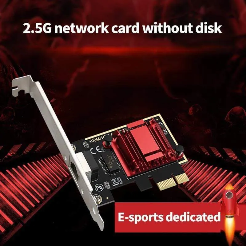 TXA092 PCIE-Karte 2.5-Gbit / s-Gigabit-Netzwerkkarte 10/100 / 1000-Mbit / s RTL8125b RJ45-Ethernet-Netzwerkkarte PCI-E-Netzwerkadapter