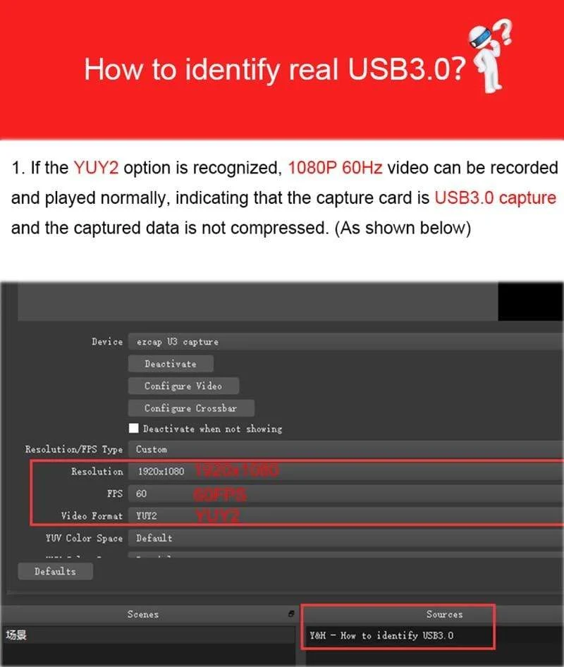 261 1080P 60fps Audio-Video-Aufnahmekarte für iOS-Telefonspiel HD-Kamera-Aufnahmebox HDMI auf USB 3.0 PC Live-Streaming-Platte