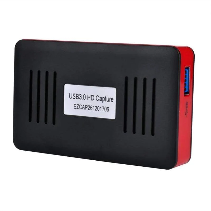 261 1080P 60fps Audio-Video-Aufnahmekarte für iOS-Telefonspiel HD-Kamera-Aufnahmebox HDMI auf USB 3.0 PC Live-Streaming-Platte