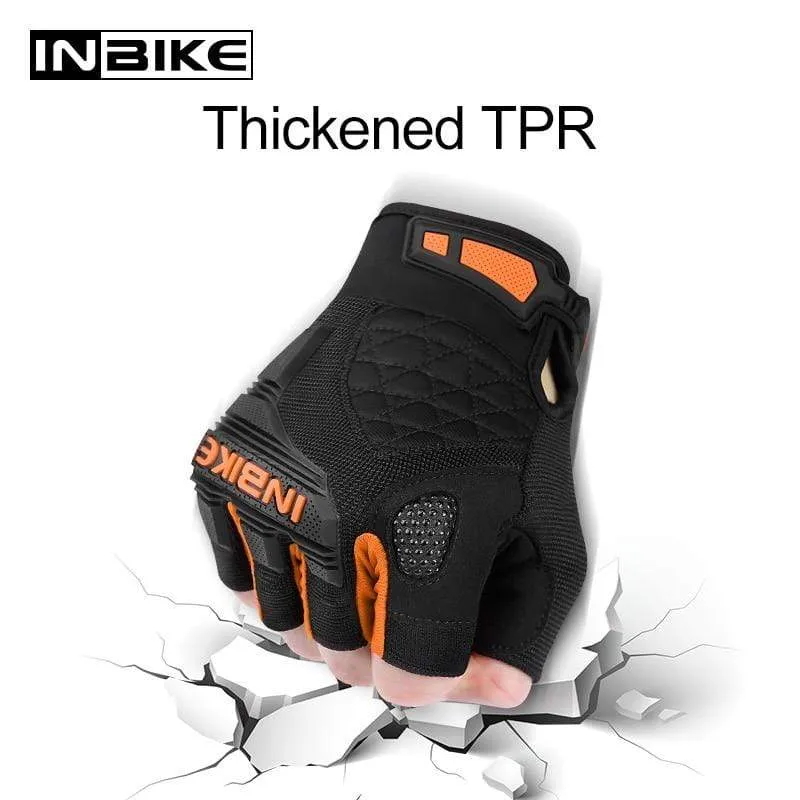 Motorradhandschuhe Halbfinger Fingerlose Motorradhandschuhe Herren Damen Sommer Atmungsaktiv Radfahren Stoßfest MTB Sport Gym