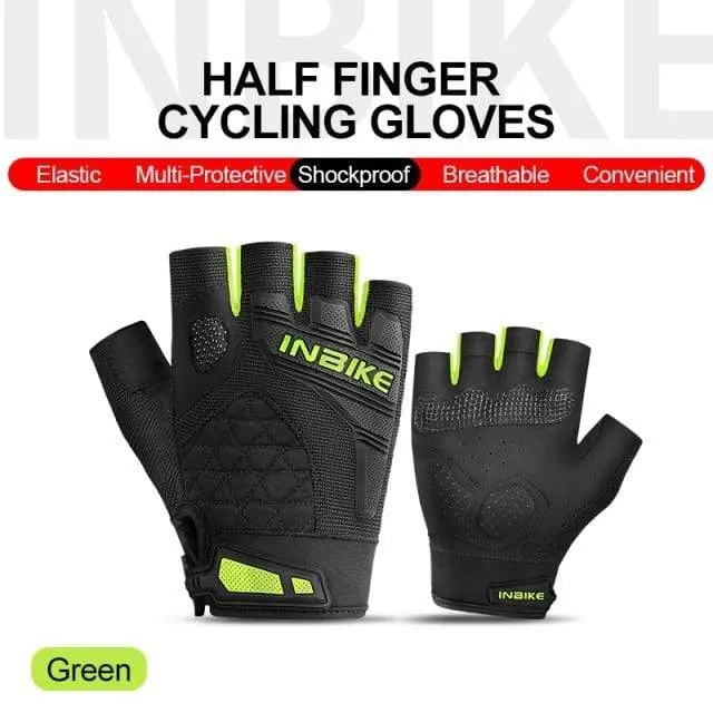 Motorradhandschuhe Halbfinger Fingerlose Motorradhandschuhe Herren Damen Sommer Atmungsaktiv Radfahren Stoßfest MTB Sport Gym