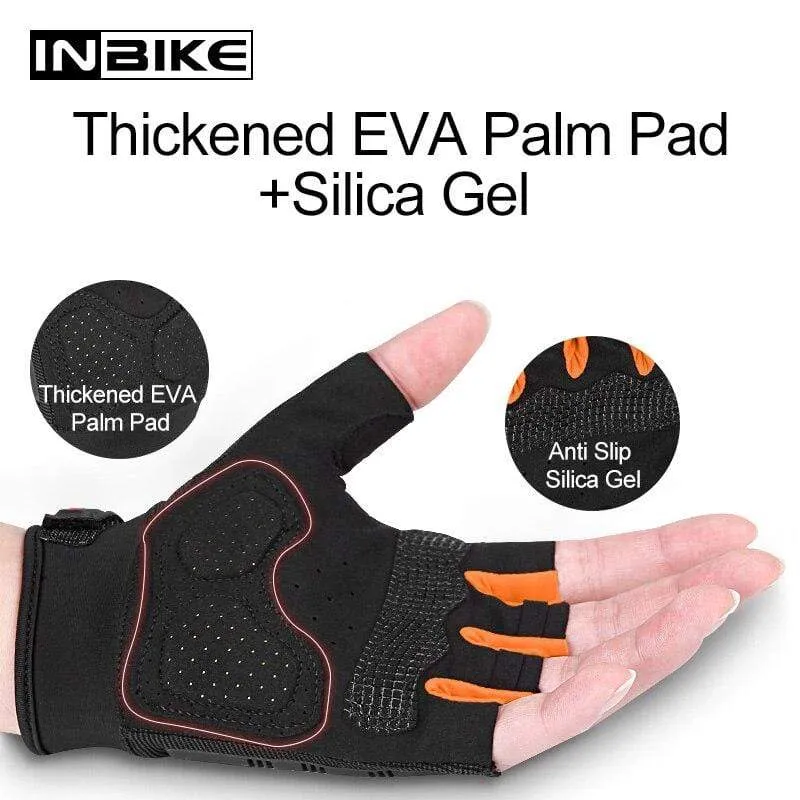 Motorradhandschuhe Halbfinger Fingerlose Motorradhandschuhe Herren Damen Sommer Atmungsaktiv Radfahren Stoßfest MTB Sport Gym