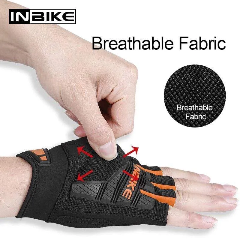 Motorradhandschuhe Halbfinger Fingerlose Motorradhandschuhe Herren Damen Sommer Atmungsaktiv Radfahren Stoßfest MTB Sport Gym