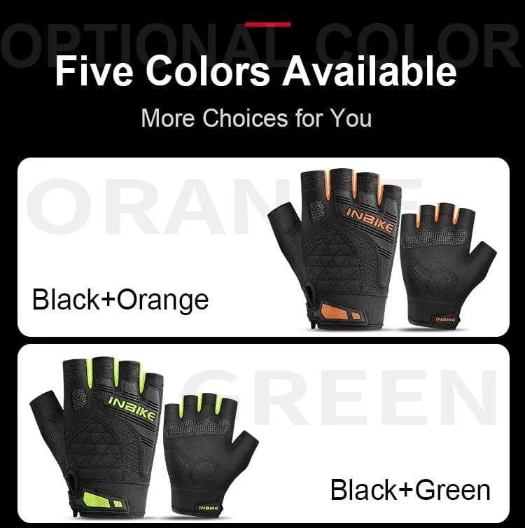 Motorradhandschuhe Halbfinger Fingerlose Motorradhandschuhe Herren Damen Sommer Atmungsaktiv Radfahren Stoßfest MTB Sport Gym